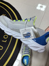 Skechers斯凱奇童鞋男童運動鞋小白鞋休閑中大童跑步鞋405273L 曬單實拍圖
