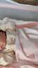 貝瑞加（Babyprints）新生兒連體衣2件裝嬰兒純棉衣服初生寶寶內(nèi)衣長(zhǎng)袖薄款爬服 粉黃52 曬單實(shí)拍圖