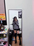 卡帝樂鱷魚（CARTELO）8CM高跟過膝靴小個子長筒靴女2025秋冬咖色靴子內(nèi)增高彈力瘦瘦靴 黑色-內(nèi)增高8CM-單里 36 曬單實拍圖
