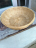竹編收納筐制品手工小竹籃工藝品果盤(pán)水果籃饅頭筐點(diǎn)心籃 花邊款小號22cm 曬單實(shí)拍圖