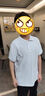 GLM短袖t恤男透氣夏季翻領(lǐng)polo衫速干T恤冰絲感休閑運(yùn)動(dòng)上衣白色XL 曬單實(shí)拍圖
