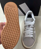 adidas「面包鞋」GRAND COURT BASE 00s休閑低幫板鞋男女阿迪達斯   淺灰/白色/樹(shù)脂黃   42 曬單實(shí)拍圖