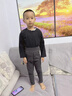 自由系男童保暖褲秋冬德絨校服神器大童打底褲加厚加絨褲子內穿兒童秋褲 曬單實(shí)拍圖