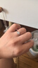 BOEAY一克拉莫桑鉆石純銀求婚戒指女款情侶對鉆戒鐘久久七夕情人節禮物 【七倉發(fā)貨急速達】女款 曬單實(shí)拍圖