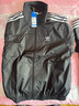adidas休閑簡(jiǎn)約三條紋梭織立領(lǐng)夾克外套男裝秋季阿迪達斯三葉草   黑色 (偏小，推薦買(mǎi)大1碼)   L 曬單實(shí)拍圖