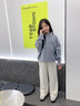 NICKYBABY女童闊腿褲秋季2025新款女大童直筒休閑褲秋裝兒童褲子春秋款長(cháng)褲 15149花灰色 130 cm 曬單實(shí)拍圖