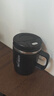 馬克杯帶蓋茶水分離304不銹鋼內(nèi)膽辦公室咖啡杯高顏值飲用水杯 黑色【304內(nèi)膽配304勺子+茶倉】 550ml 曬單實拍圖