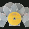 錸德（RITEK）圓形光盤盒 刻錄碟片收納盒 透明塑料光盤袋 光盤套cd dvd光碟收納盒子 50個(gè)/盒 曬單實(shí)拍圖