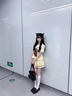 凱安尼（KAIANNI）jk水手服學(xué)院風(fēng)甜美可愛(ài)短袖百褶裙JK套裝 甜喵布丁短袖上衣+短42cm+領(lǐng)結 M 曬單實(shí)拍圖