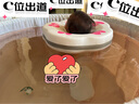 iuu嬰兒游泳桶免安裝 兒童洗澡桶 可折疊泡澡桶 家用新生兒游泳浴桶 【巨無(wú)霸】游泳桶+大禮包 曬單實(shí)拍圖