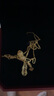 周大福 愛(ài)心花生吊墜黃金項(xiàng)鏈(工費(fèi)520)45cm 約5.75g F231286禮物 曬單實(shí)拍圖
