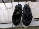 鴻星爾克（ERKE）【官方奧萊】男鞋運動(dòng)鞋男減震耐磨跑步鞋輕便情侶旅游休閑鞋子男 正黑/國王金-2113 39 曬單實(shí)拍圖