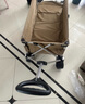 北歡bavay聚攏型露營(yíng)車(chē)折疊推車(chē)鋁合金戶(hù)外兒童可躺F12卡其 曬單實(shí)拍圖