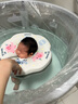 iuu嬰兒游泳桶免安裝 兒童洗澡桶 可折疊泡澡桶家用新生兒游泳池浴桶 【免安裝-透明】巨無霸全套游泳~ 母嬰級面料，耐磨穩(wěn)固防變形 曬單實拍圖