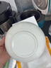 7英寸純白霜月盤(pán)牛肉面餐具碗創(chuàng)意商用家用大湯碗釉彩簡(jiǎn)約高級(jí)碗 7英寸純白橫紋碗【1只裝】 曬單實(shí)拍圖