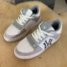ZLZP經(jīng)典板鞋男2025夏季新款莆田情侶灰色學(xué)長(zhǎng)鞋厚底老爹鞋 灰色中幫 40 曬單實(shí)拍圖