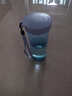 特百惠（Tupperware）瑩彩430ML塑料杯男女士學(xué)生運(yùn)動(dòng)水杯子便攜七夕送禮大容量 冰水藍(lán) 曬單實(shí)拍圖