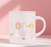 膳魔師（THERMOS）保溫杯茶杯340ml不銹鋼情侶帶蓋馬克咖啡杯JDG-351 PK(FL-VI) 曬單實(shí)拍圖
