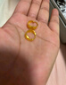 周六福足金999車花黃金耳環(huán)耳飾女 計價AA097513 一對 約2.95g 生日禮物 曬單實拍圖