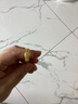 周生生黃金戒指 足金素圈活口戒男女情侶禮物 可作對戒09141R 計價(jià)4.3克 曬單實(shí)拍圖