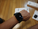 Apple/蘋(píng)果 Watch Series 10 智能手表GPS款46毫米亮黑色鋁金屬表殼黑色運(yùn)動(dòng)型表帶S/M MX263CH/B 曬單實(shí)拍圖