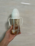 Grosmimi韓國(guó)進(jìn)口格羅咪咪吸管杯奶瓶嬰兒童水杯PPSU學(xué)直飲杯子6月1-3歲 小熊白吸管杯奶瓶手柄款 300ml 曬單實(shí)拍圖