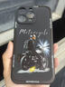 爵誠(chéng)適用于蘋果16Promax手機(jī)殼樹(shù)脂硅膠潮牌iPhone15/14鏡頭圈保護(hù)套卡通簡(jiǎn)約男女后殼 【機(jī)車001】?jī)?yōu)雅黑 iPhone 16 Pro Max 曬單實(shí)拍圖