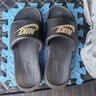 耐克男子緩震休閑一字拖秋季室內拖鞋官方NIKE VICTORI CN9675 006黑/金屬色/黑 42.5 曬單實(shí)拍圖
