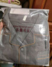 芬騰可安（FENTENGCARE）7A抑菌100%純棉男士睡衣女翻領(lǐng)開衫長袖長褲可外穿休閑家居服Q3 曬單實(shí)拍圖