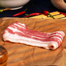 壹號土豬【燒烤季】【300天黑豬】冰鮮去皮五花烤肉片180g 曬單實(shí)拍圖