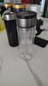 【?京東物流配送】高硼硅雙層玻璃杯大容量泡茶杯水杯子茶水分離 【雙層加厚】茶杯 350ml 1只 曬單實(shí)拍圖