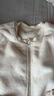 戴維貝拉（DAVE＆BELLA）滿月寶寶連體衣嬰幼兒保暖爬爬服牛奶絨小童衣服冬裝新款女寶睡衣 米白【現(xiàn)貨】 80cm （建議身高73-80cm） 曬單實(shí)拍圖
