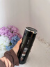 Stanisic德國品牌男士高硼硅玻璃杯茶水分離泡茶水杯新款一鍵開蓋高級防摔 商務(wù)灰420ml【防摔防燙-雙層】 曬單實(shí)拍圖