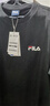 斐樂(lè )（FILA）新款純色LOGO經(jīng)典標志男女情侶T恤打底內搭短袖運動(dòng)套頭戶(hù)外上衣 黑色 M 曬單實(shí)拍圖
