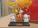 慧選禮（HUI XUAN LI）招財(cái)貓發(fā)財(cái)樹擺件辦公室客廳前臺(tái)裝飾送朋友店鋪公司喬遷開業(yè)禮物 曬單實(shí)拍圖