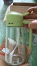 雙槍油壺噴油壺 倒油噴油一體食用油玻璃油壺廚房家用不掛油 橄欖綠 曬單實(shí)拍圖