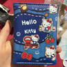 嘉萊琛 卡通Kitty貓零錢包三折短款錢包多功能卡包一體收納學生小錢夾女 三折錢包【牛仔KT貓】 曬單實拍圖