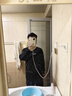 森馬（Semir）[衛(wèi)衣合輯]衛(wèi)衣男簡約百搭男士衛(wèi)衣通勤外套男潮流中性衛(wèi)衣情侶款 [H款]黑色90001 L 曬單實拍圖