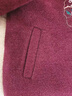 俞兆林（YUZHAOLIN）中老年女裝奶奶裝秋冬毛呢外套刺繡新款呢子夾克上衣服喜慶媽媽裝 FHHNB25 加棉紅色上衣 XL  【推薦70-95斤】 曬單實拍圖