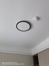 施美特客廳臥室吸頂燈超薄大廳主燈意式極簡(jiǎn)2024新款房間餐廳燈全屋套餐 直徑40CM珍珠黑-全光譜-三色變光 曬單實(shí)拍圖