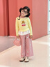 LUSON【好輕松】小O寶Okids童裝寶寶刺繡牛仔褲女趣味2025秋女童直筒褲 曬單實(shí)拍圖
