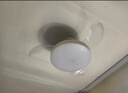美的（Midea）風(fēng)扇燈餐廳吊扇燈led臥室燈隱形扇葉遙控三防燈具熟睡風(fēng)包安裝 曬單實拍圖