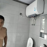 美的（Midea）出品WAHIN稀土鎂棒終身免換3300W速熱扁桶60升家用電熱水器一級(jí)能效國(guó)家補(bǔ)貼F6033-BK3以舊換新 曬單實(shí)拍圖