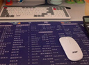 宏碁（acer）無(wú)線(xiàn)藍牙鍵鼠套裝 充電鼠標鍵盤(pán) 手機電腦ipad平板通用 鍵鼠套裝 卡槽支架 OKR215灰白 曬單實(shí)拍圖