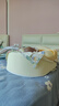 babycare防嗆奶枕頭斜坡枕安撫寶寶防溢奶防吐奶專用枕山茶米44*19CM 曬單實(shí)拍圖