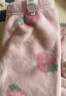 戴維貝拉（DAVE＆BELLA）保暖兒童睡衣兩件套女寶寶衣服冬季加厚秋冬幼兒服裝女童家居服 草莓印花 90 cm（建議身高80-90cm） 曬單實(shí)拍圖