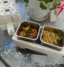 小熊（Bear）加熱飯盒 電熱飯盒 自熱飯盒 電加熱保溫飯盒 雙層304不銹鋼上班族熱飯神器微電腦蒸煮 DFH-C15B9 曬單實(shí)拍圖
