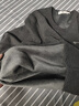 七匹狼秋衣秋褲男士100%純棉新疆棉毛衫打底保暖內衣套裝男線衣線褲冬季 100%純棉抗菌圓領秋衣套裝-深灰 XL -175（建議體重130-150斤） 曬單實拍圖