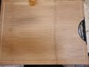 京東京造 菜板 砧案板切菜天然整竹廚房雙面分切【三層加厚】40*30*2cm 曬單實(shí)拍圖