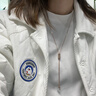 Jay毛衣鏈大氣高檔設計感長(cháng)款項鏈配飾女衣服掛飾送媽媽長(cháng)輩生日禮物 【品牌禮盒】香檳金 曬單實(shí)拍圖